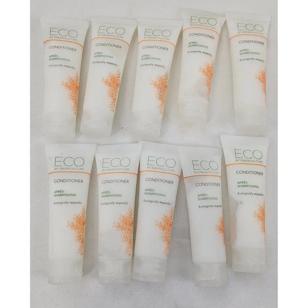 Eco by Green Culture Conditioner 30ml Travel Size Hotel Amenities Bulk 10 Pack
